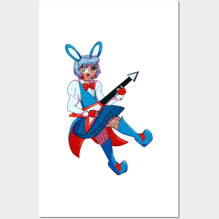 Toy Bonnie Gijinka Transparent Posters and Art